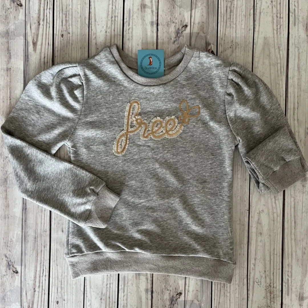 BUZO RUSTICO FREE GRIS. LINEA IMPORTADA