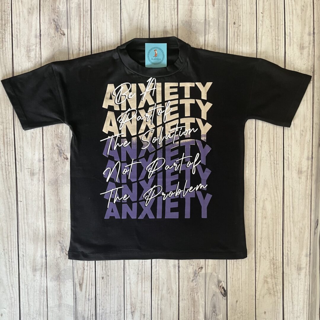 REMERA ANXIETY NEGRA