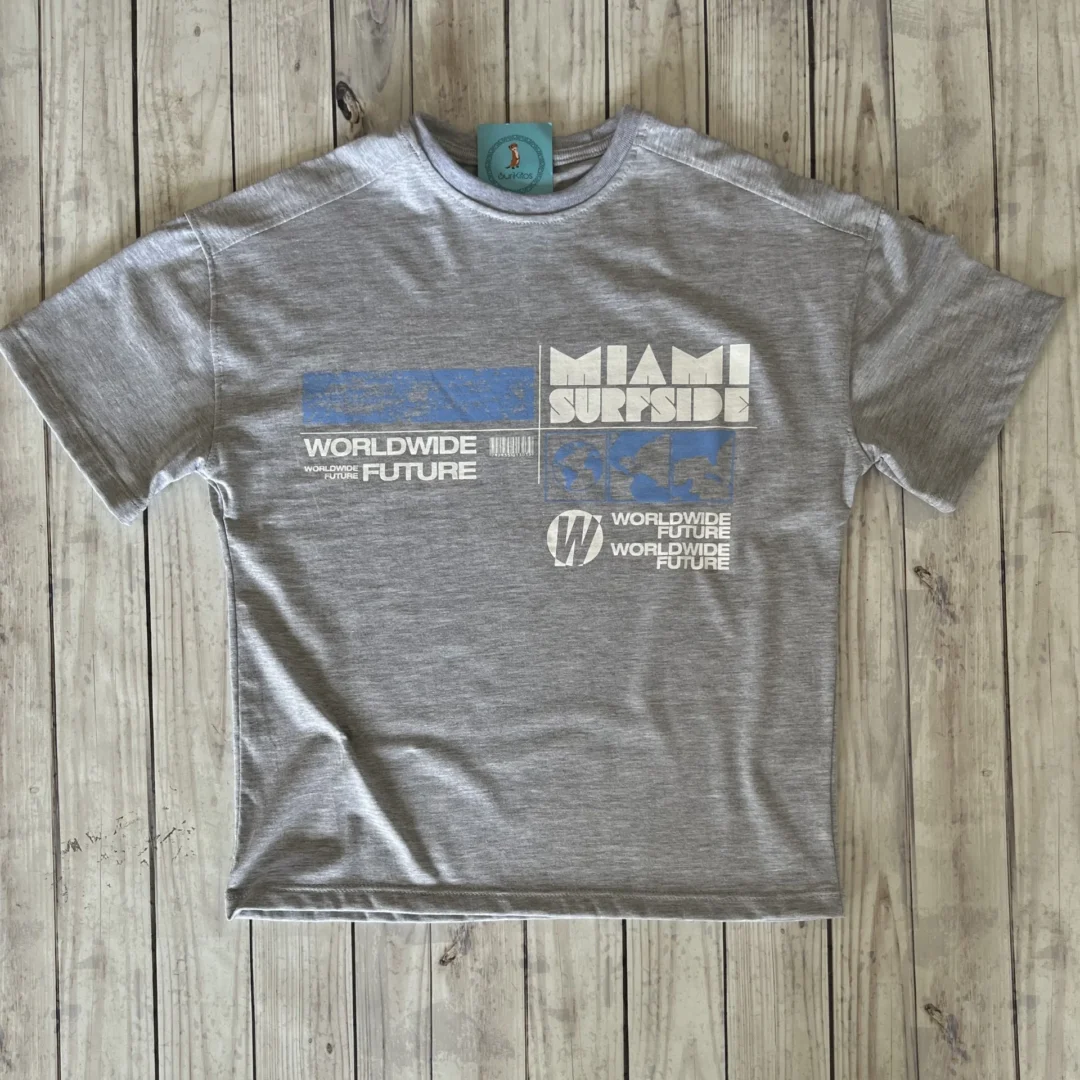 REMERA OVER MIAMI SURF