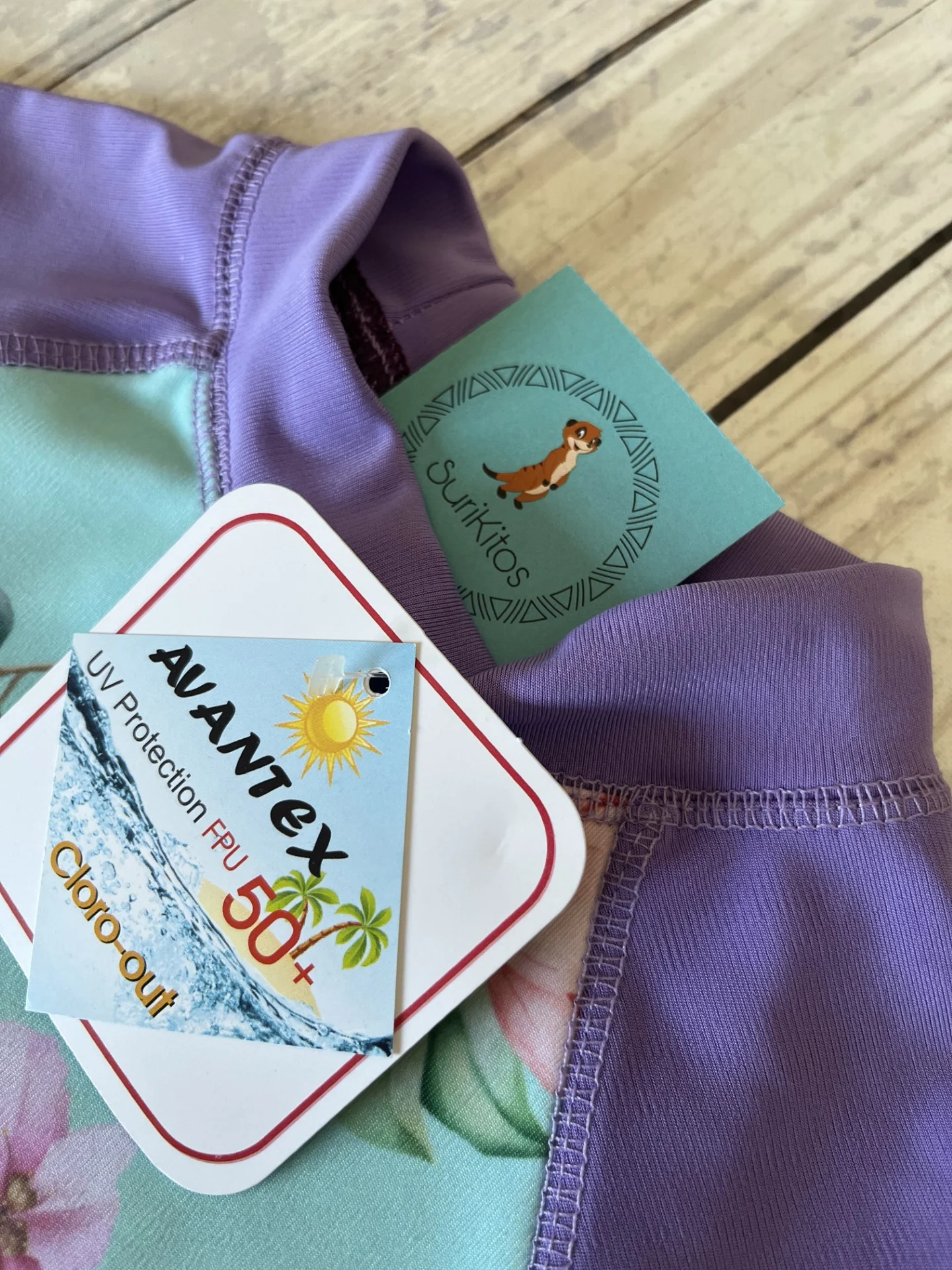 CONJUNTO LILA FLORAL BB PSUV+50 - Imagen 2