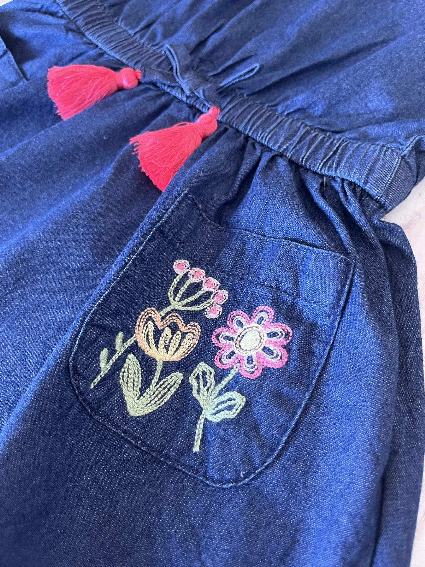 VESTIDO SALLY AZUL JEAN. LINEA IMPORTADA - Imagen 2
