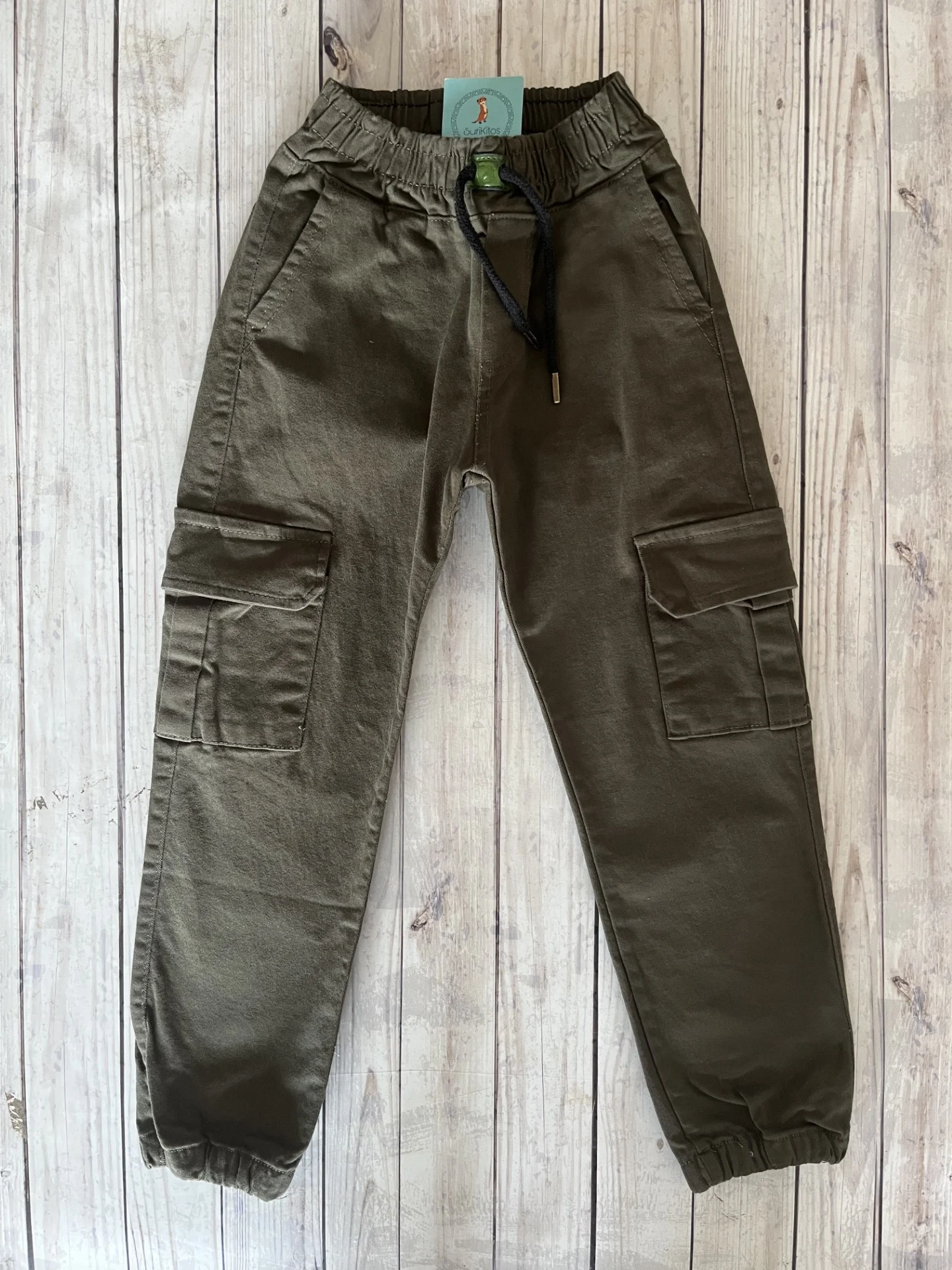CARGO GABARDINA VERDE MILITAR