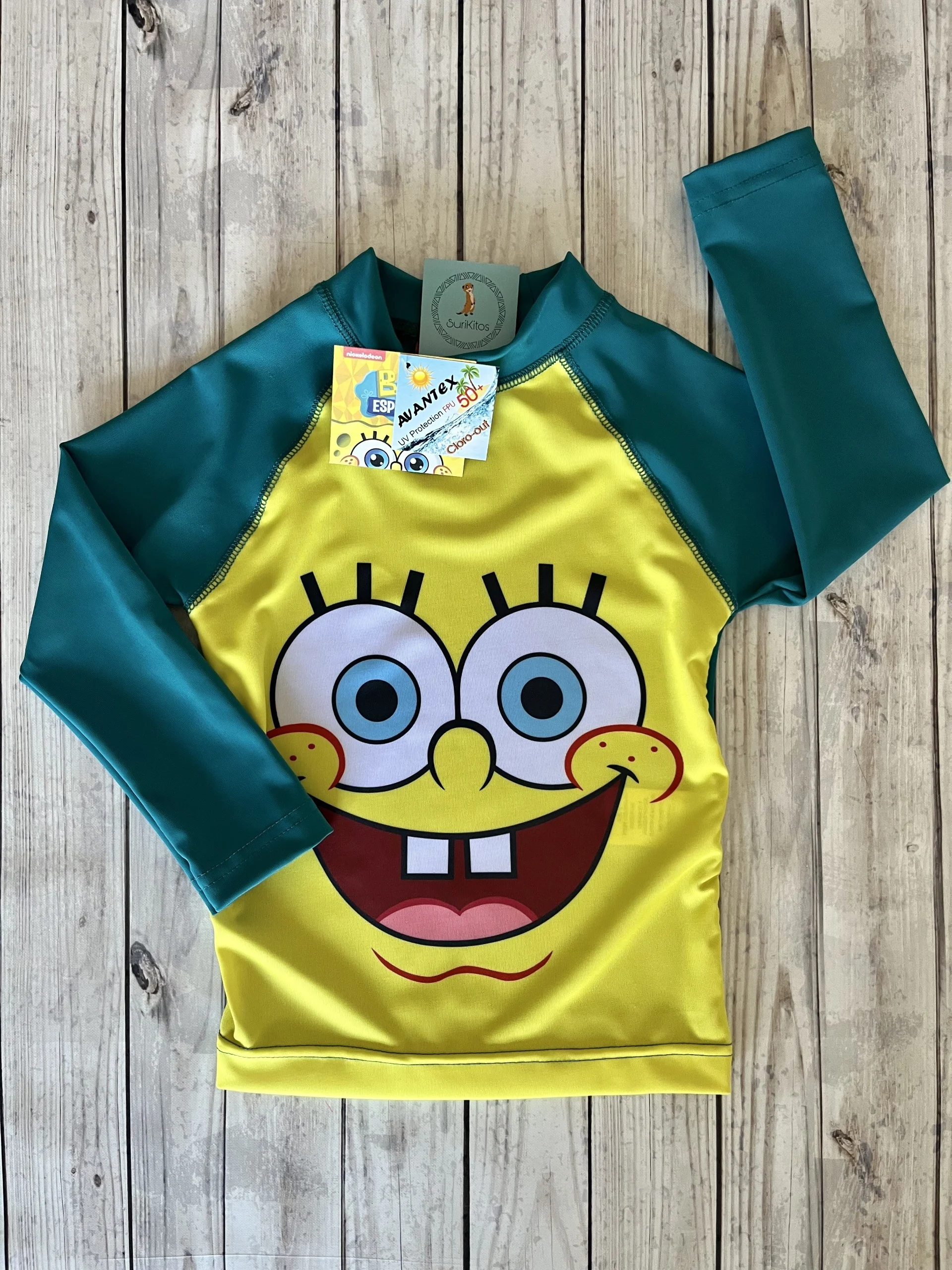 REMERA PSUV+50 BOB ESPONJA. LICENCIA OFICIAL