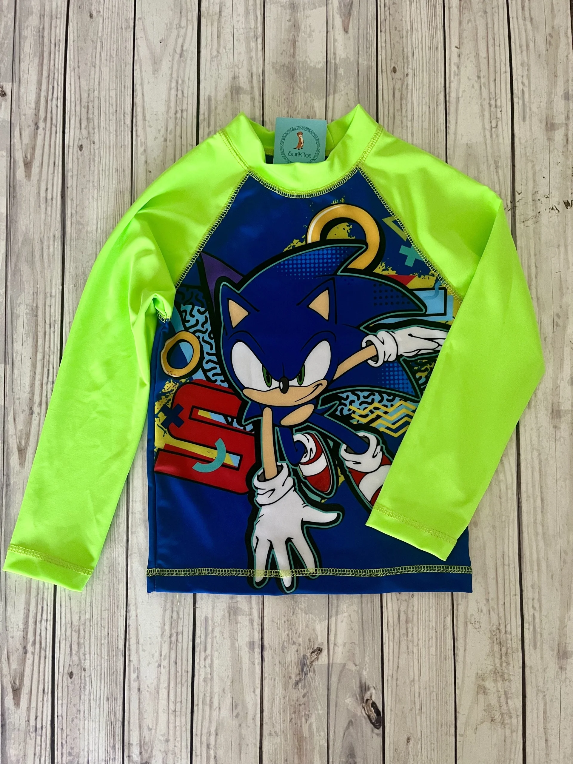 REMERA PSUV+50 SONIC FLUO. LICENCIA OFICIAL