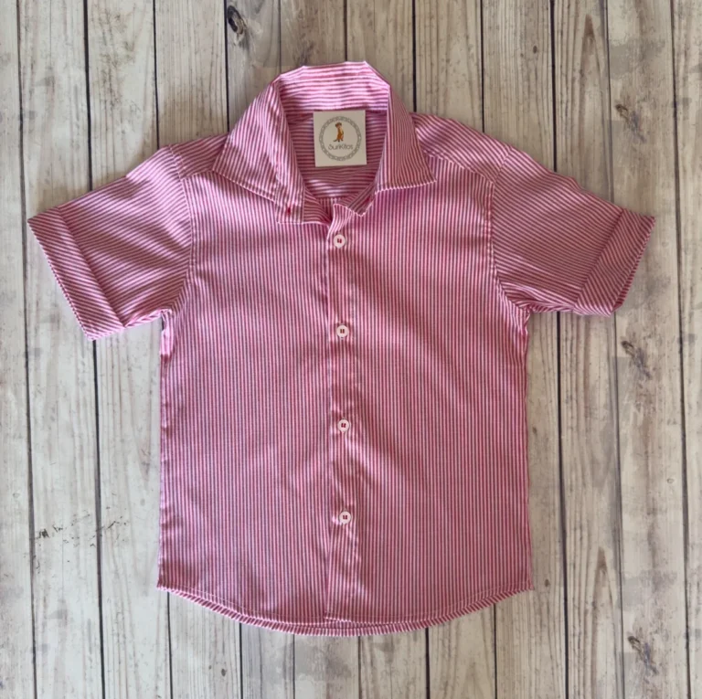 CAMISA RAYAS ROJA