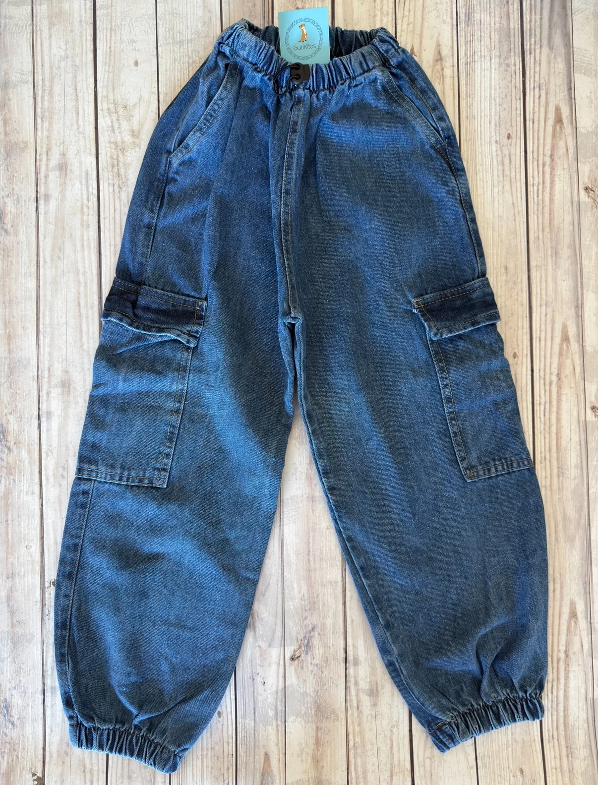 JEAN CARGO MOM TOMMY