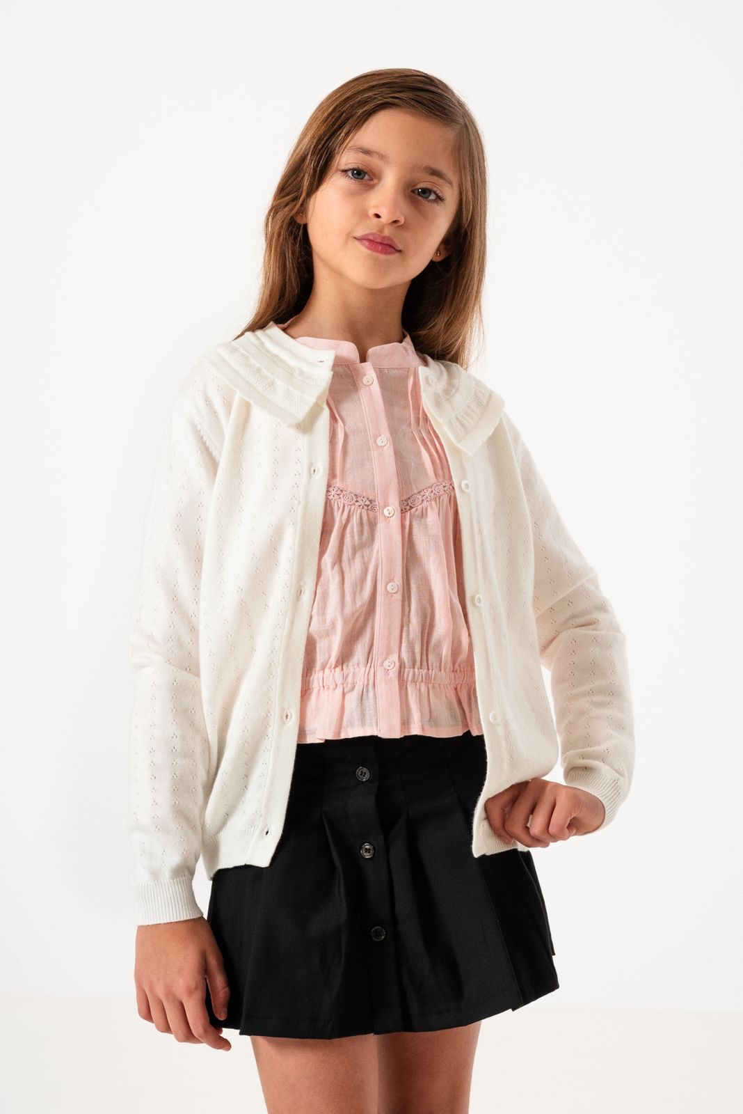 CARDIGAN ABBY BLANCO .LINEA IMPORTADA - Imagen 2