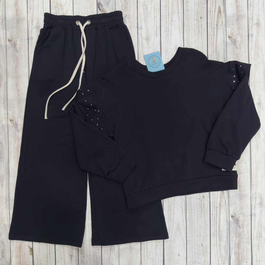 CONJUNTO FRISADO LUPE NEGRO