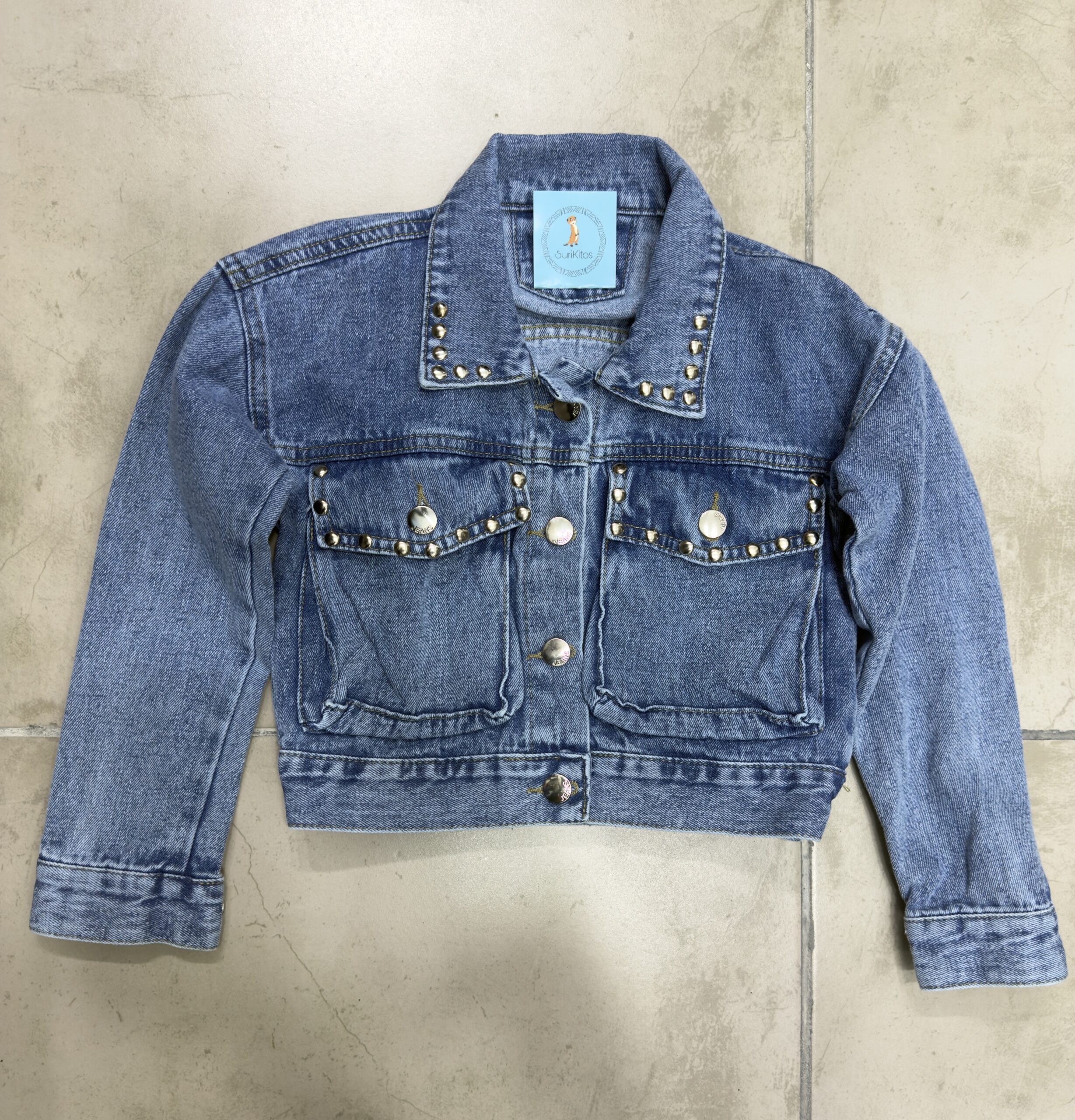 CAMPERA JEAN CARGO TACHAS