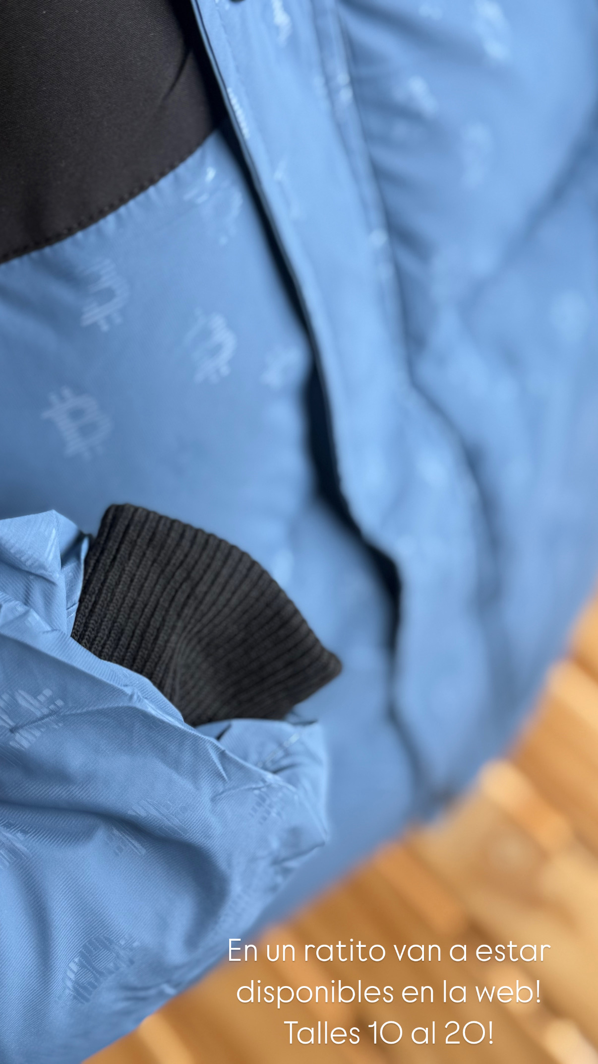 CAMPERA DE ABRIGO PUFFER AZUL . LÍNEA IMPORTADA - Imagen 3