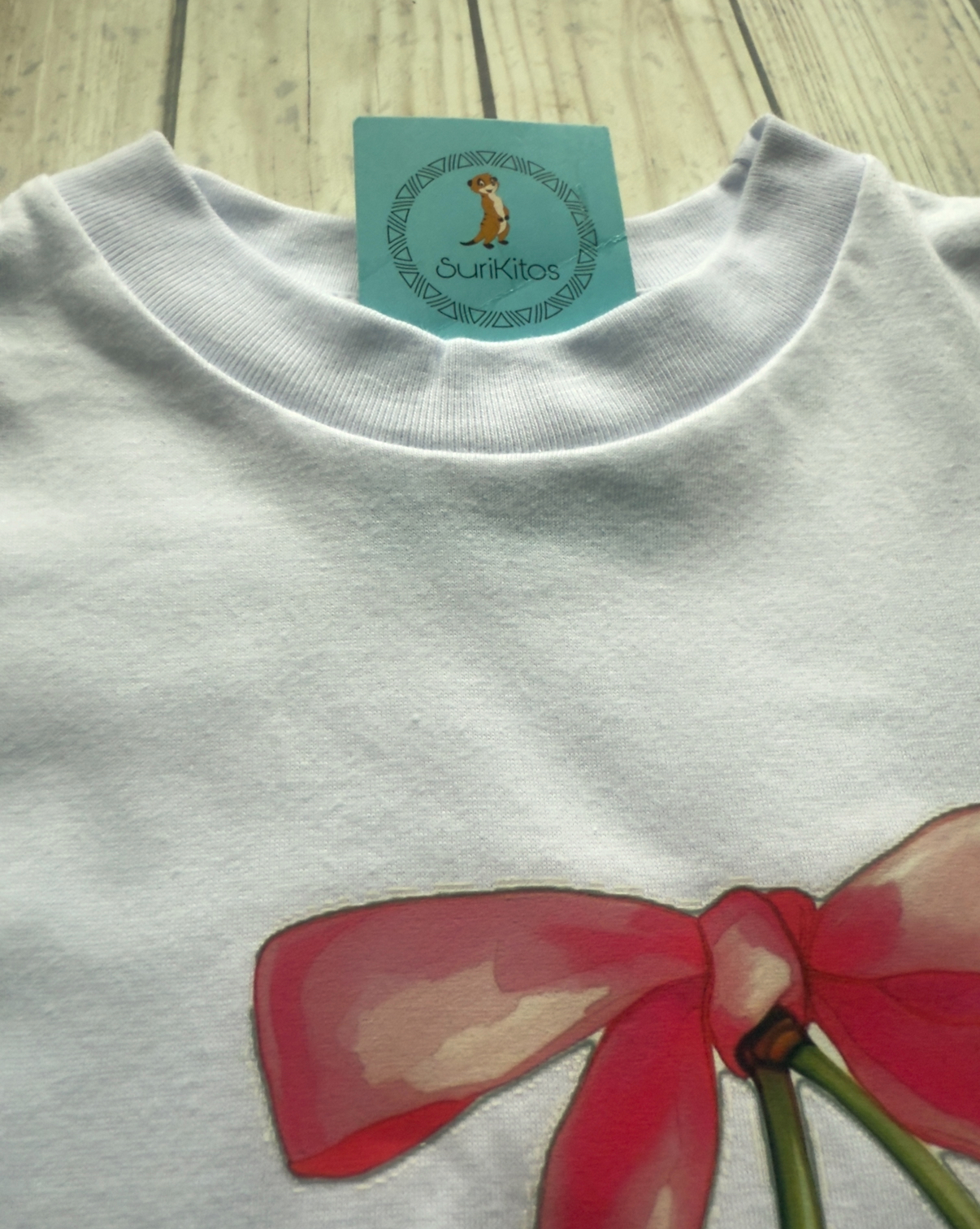REMERA CHERRY ML BLANCA - Imagen 2