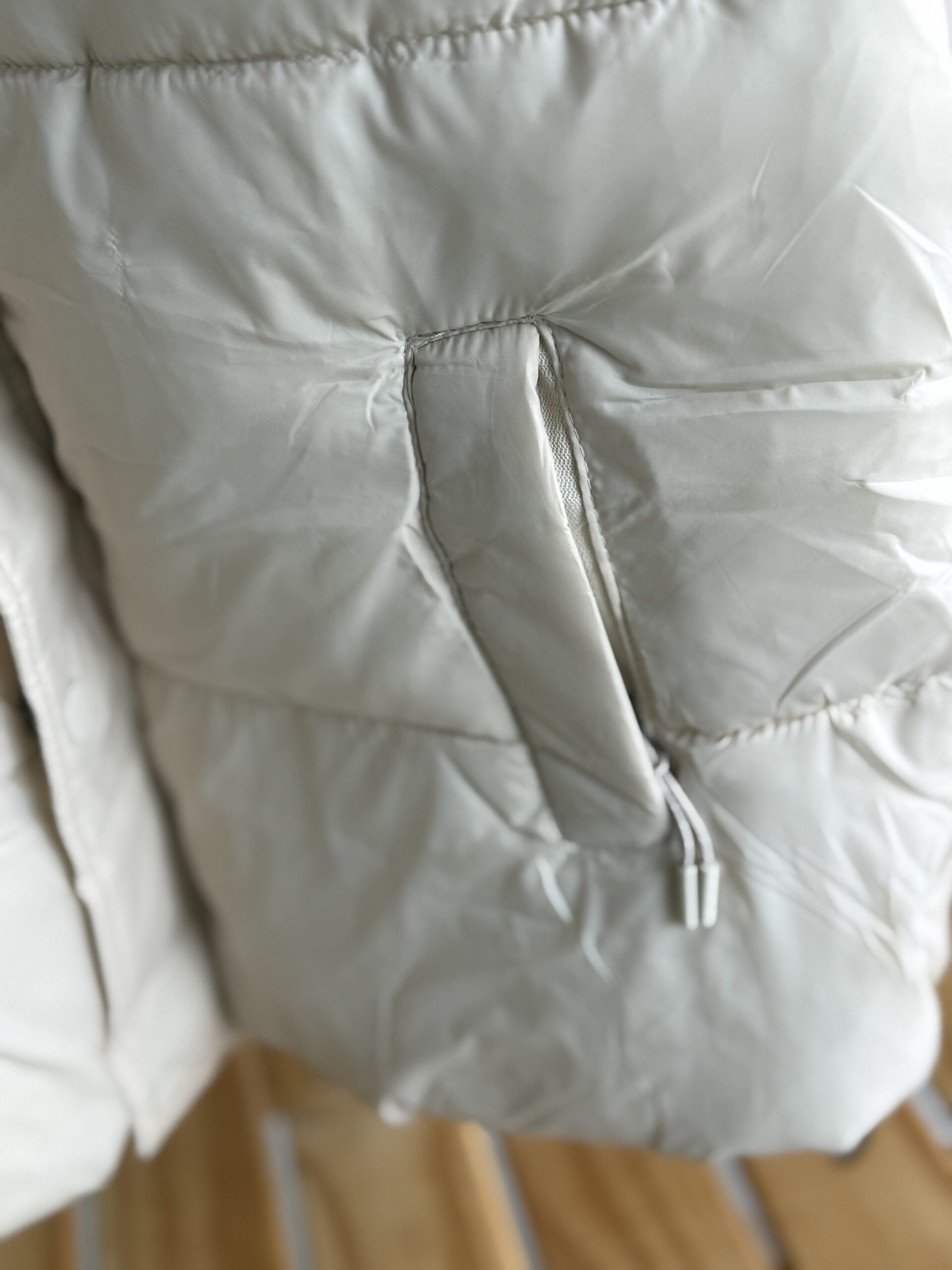 CAMPERA DE ABRIGO UNISEX PUFFER NATURAL. IMPORTADA - Imagen 4