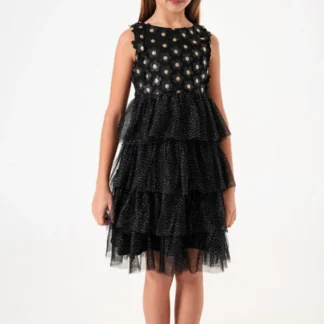 VESTIDO AYLA NEGRO. LÍNEA IMPORTADA