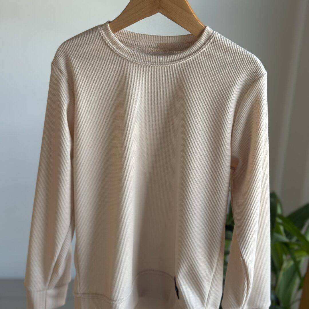 BUZO WAFLE BEIGE