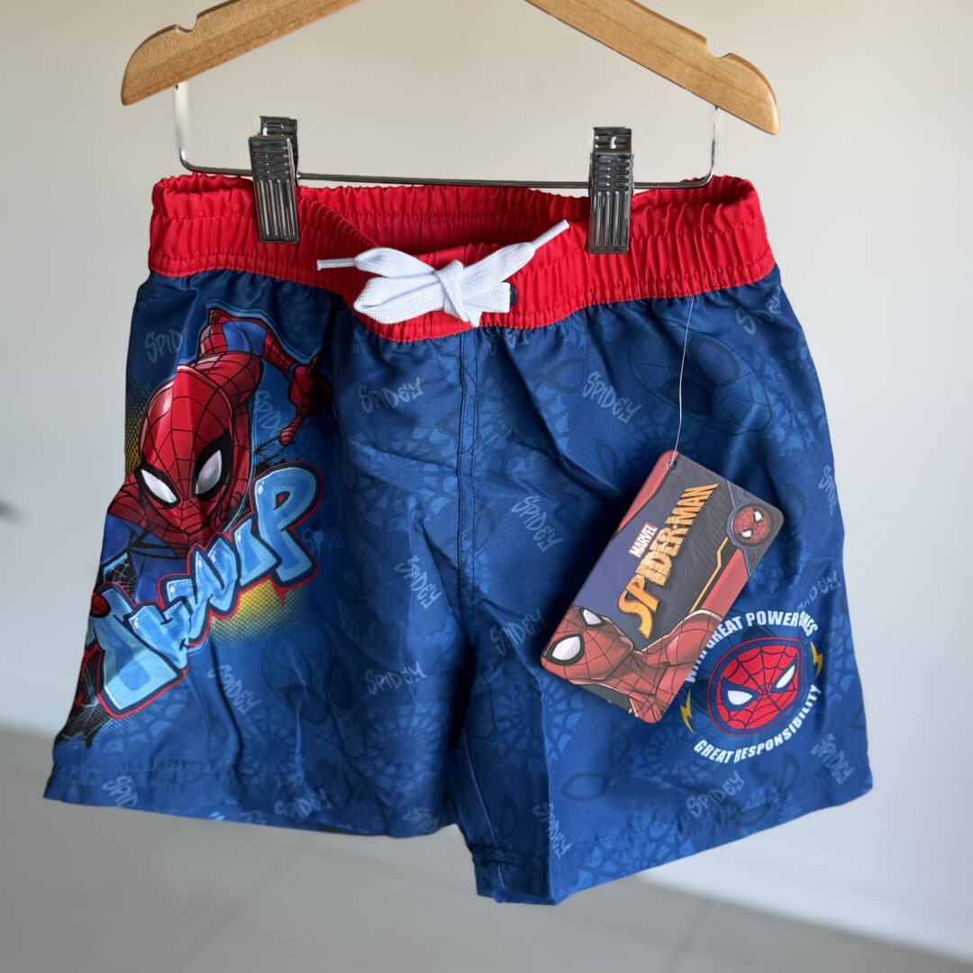SHORT DE BAÑO SPIDERMAN .LICENCIA OFICIAL