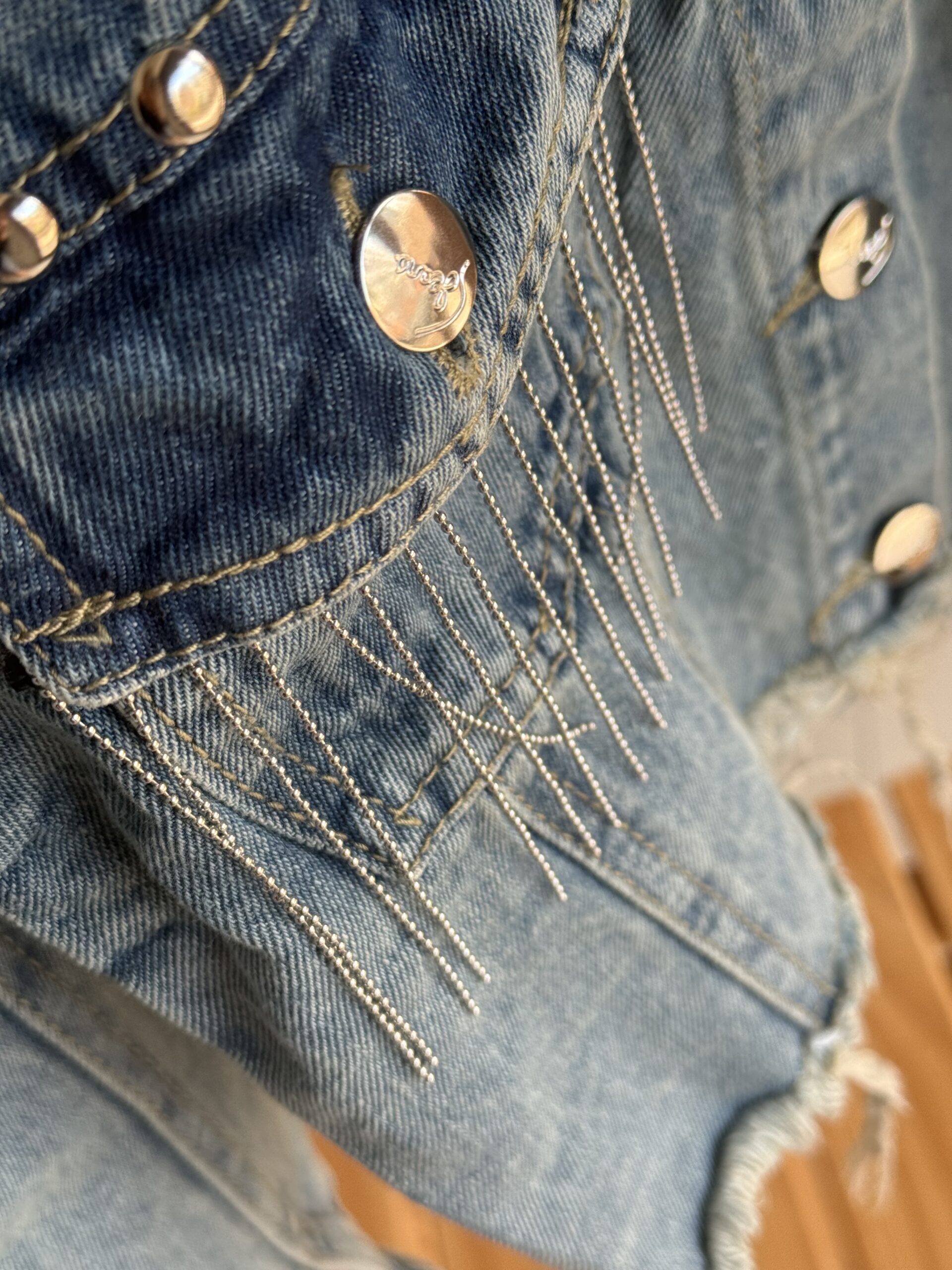 CAMPERA DE JEAN TINI OXIDO - Imagen 2