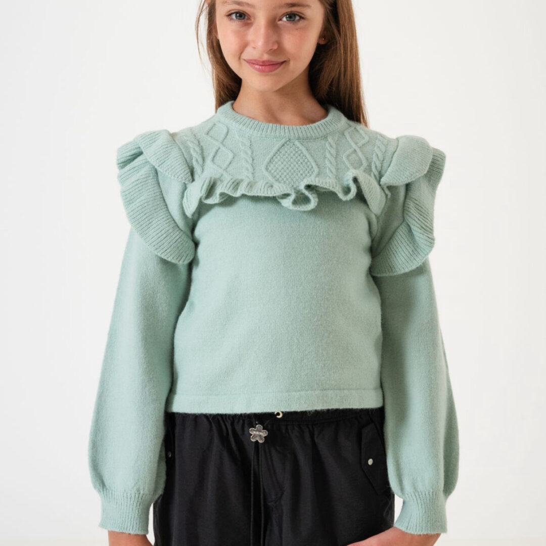 SWEATER MATILDA VERDE . LÍNEA IMPORTADA