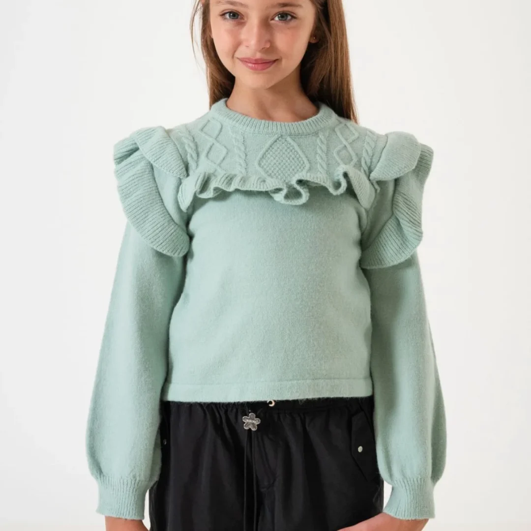 SWEATER MATILDA VERDE . LÍNEA IMPORTADA