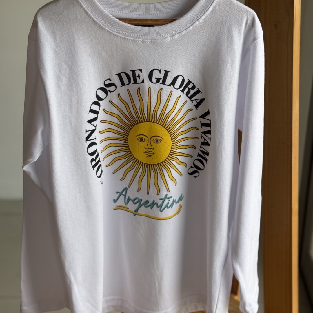 REMERA ML ARGENTINA BLANCA