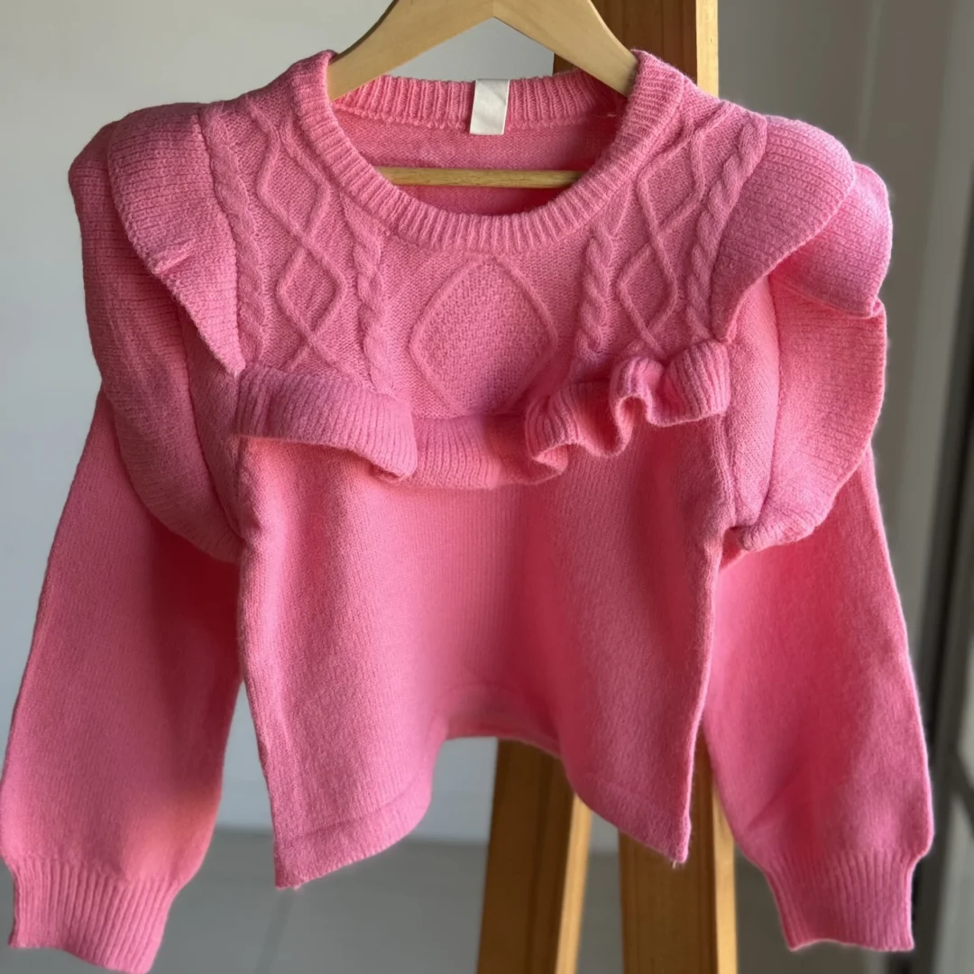 SWEATER MATILDA ROSA. LÍNEA IMPORTADA