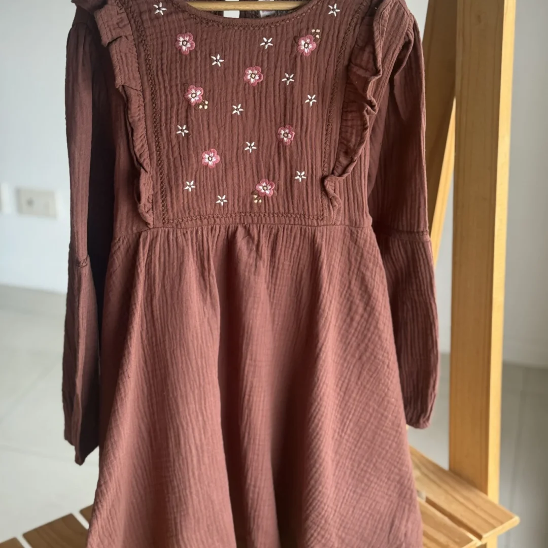VESTIDO ROMA CHOCOLATE. LINEA IMPORTADA