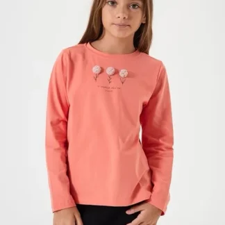 REMERA DAPHNE SALMON . LÍNEA IMPORTADA