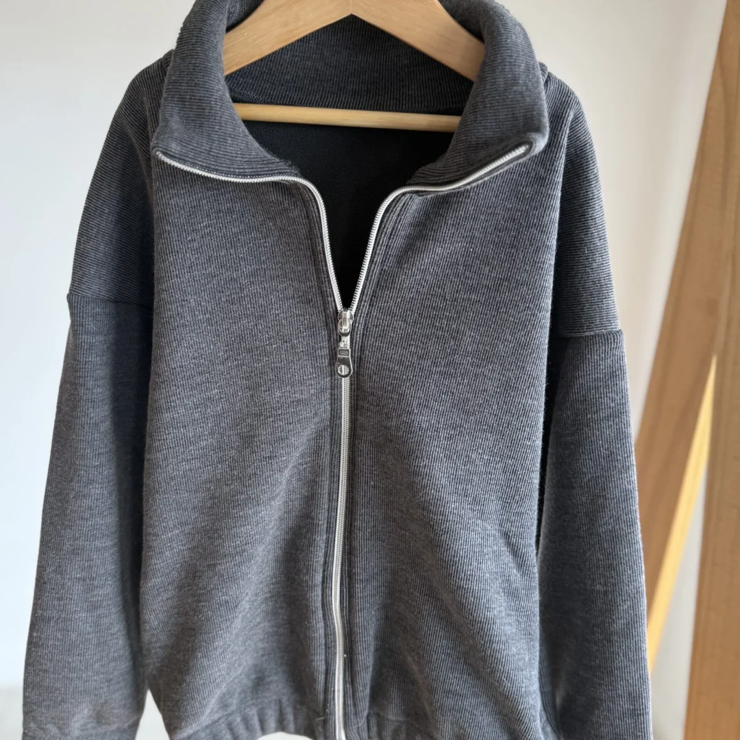 CAMPERA  LOLI GRIS TOPO