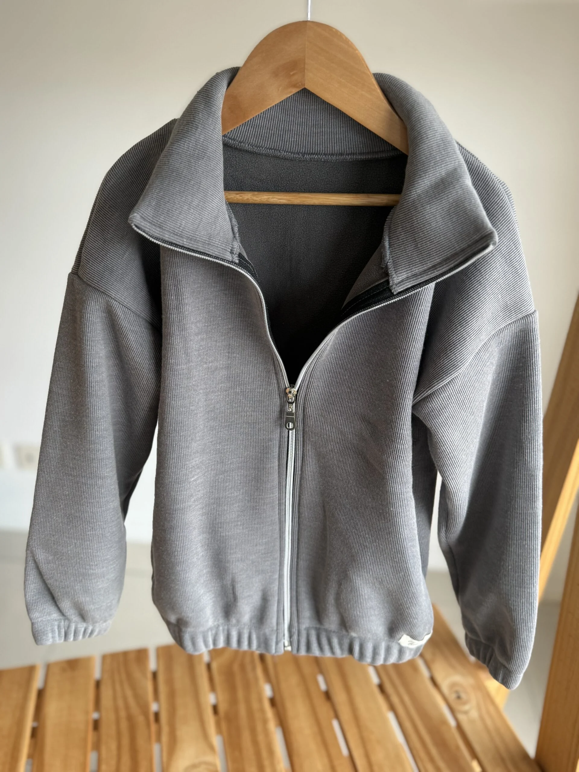 CAMPERA LOLI GRIS PERLA