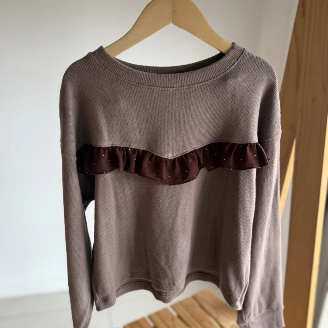 SWEATER LANILLA STRASS MARRON