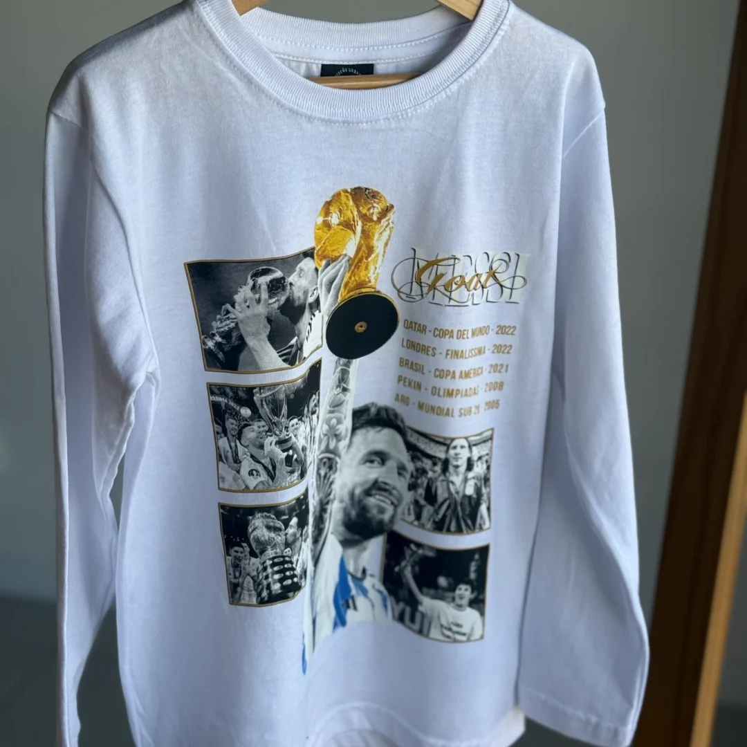 REMERA MESSI BLANCA