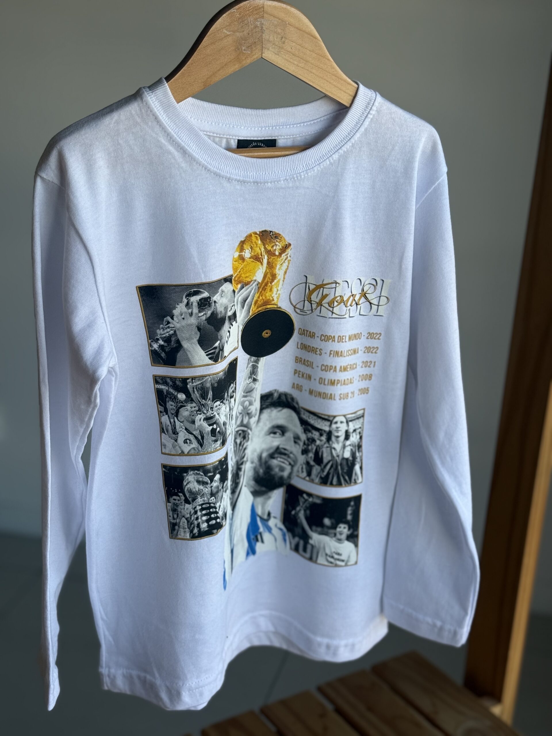 REMERA MESSI BLANCA