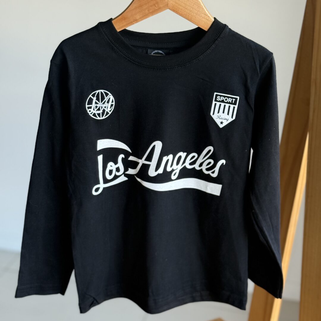 REMERA ML LOS ANGELES NEGRO