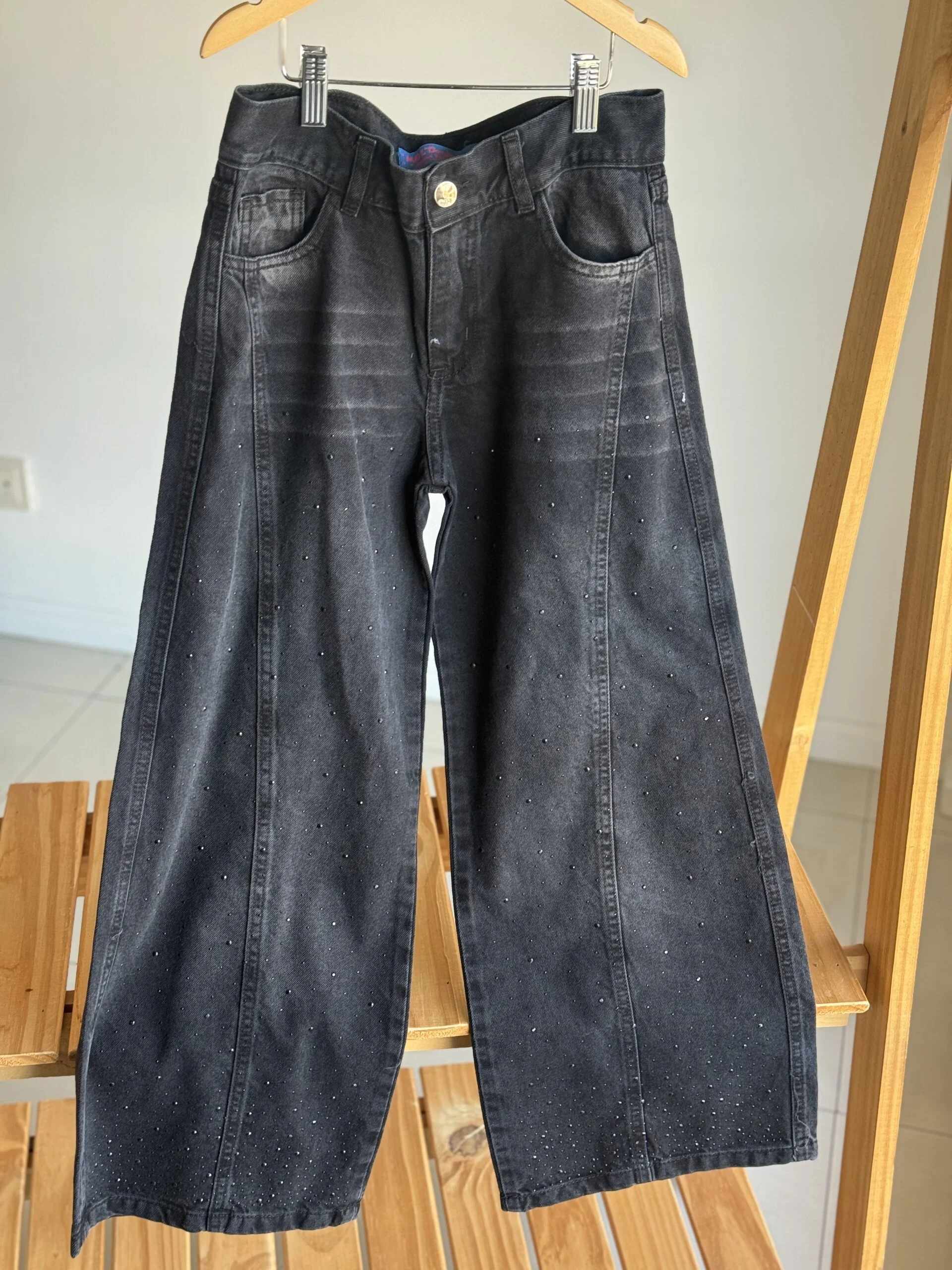 WIDE LEG KIRA HUMO STRASS