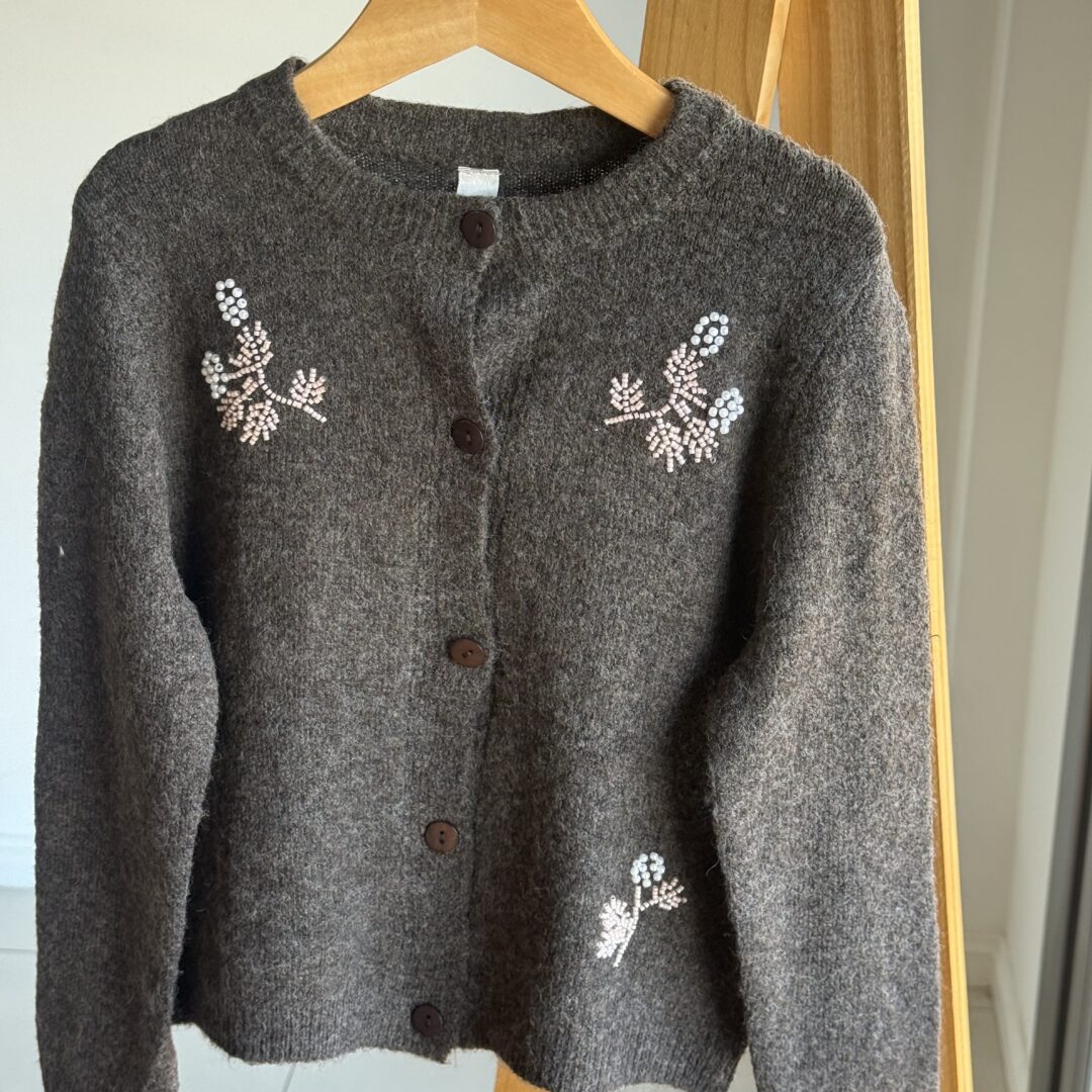 CARDIGAN POLLY CHOCOLATE . LINEA IMPORTADA