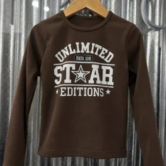 REMERA STAR DARLON CHOCOLATE ( tipo bucito)