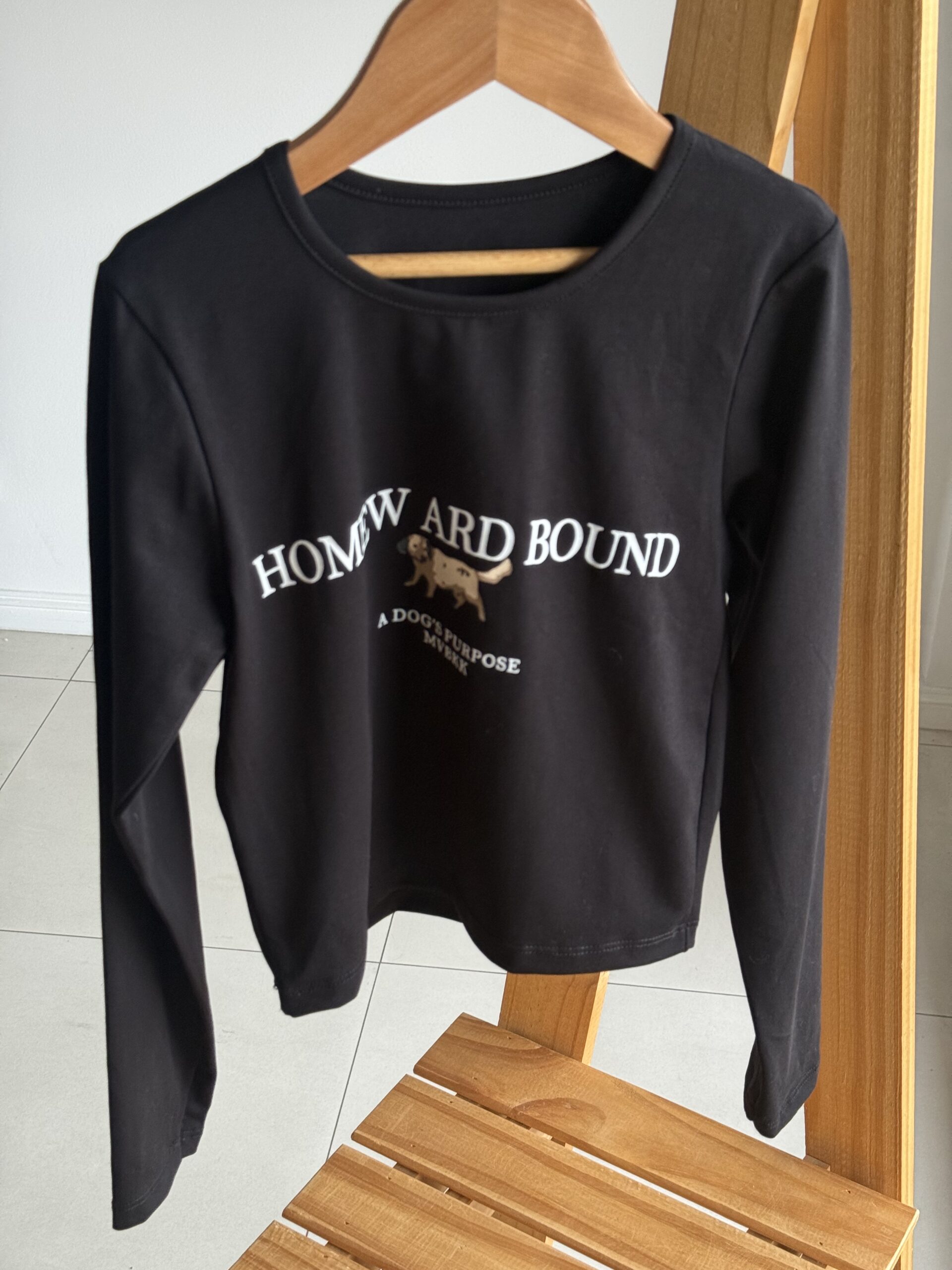 REMERA DOG NEGRA
