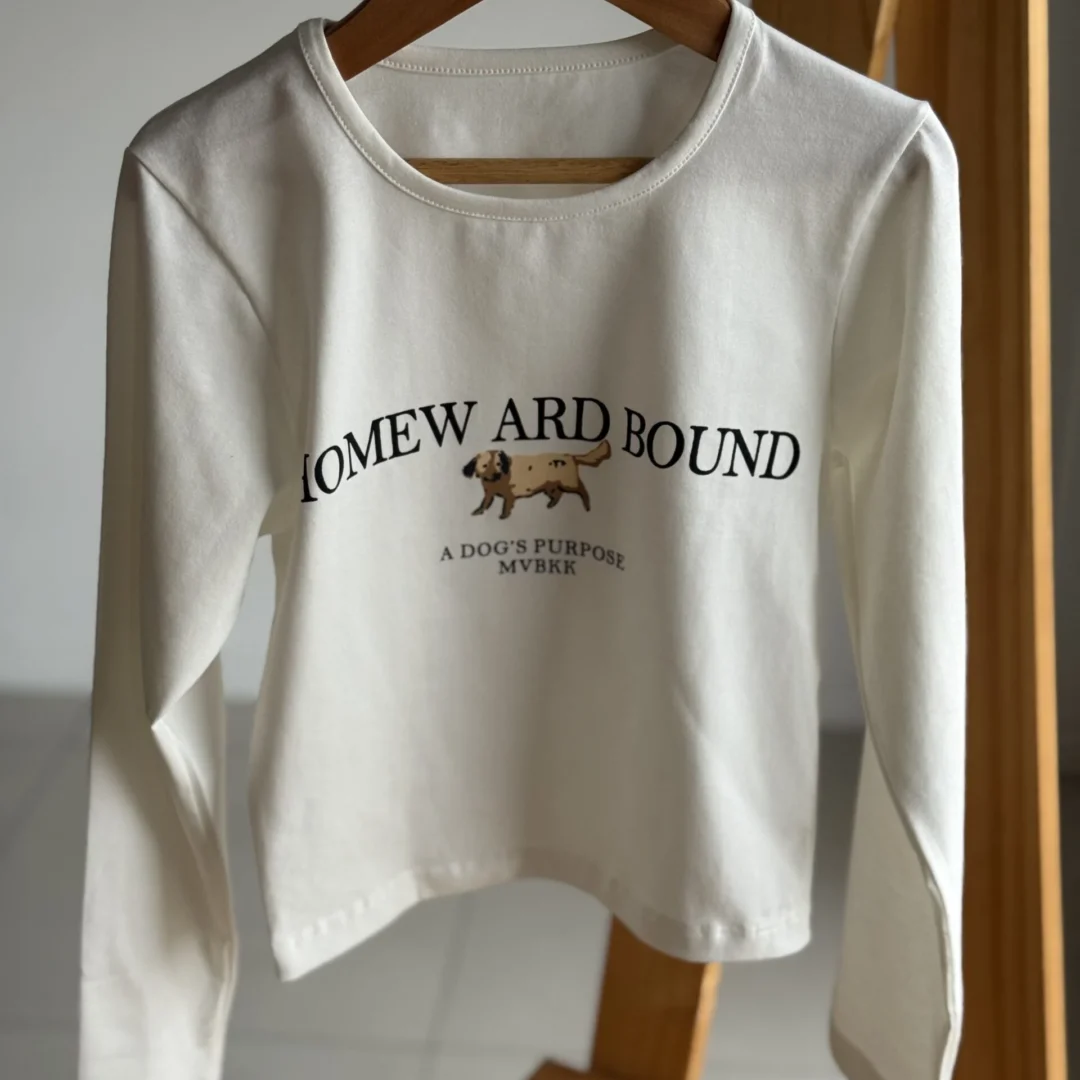 REMERA DOG BLANCA