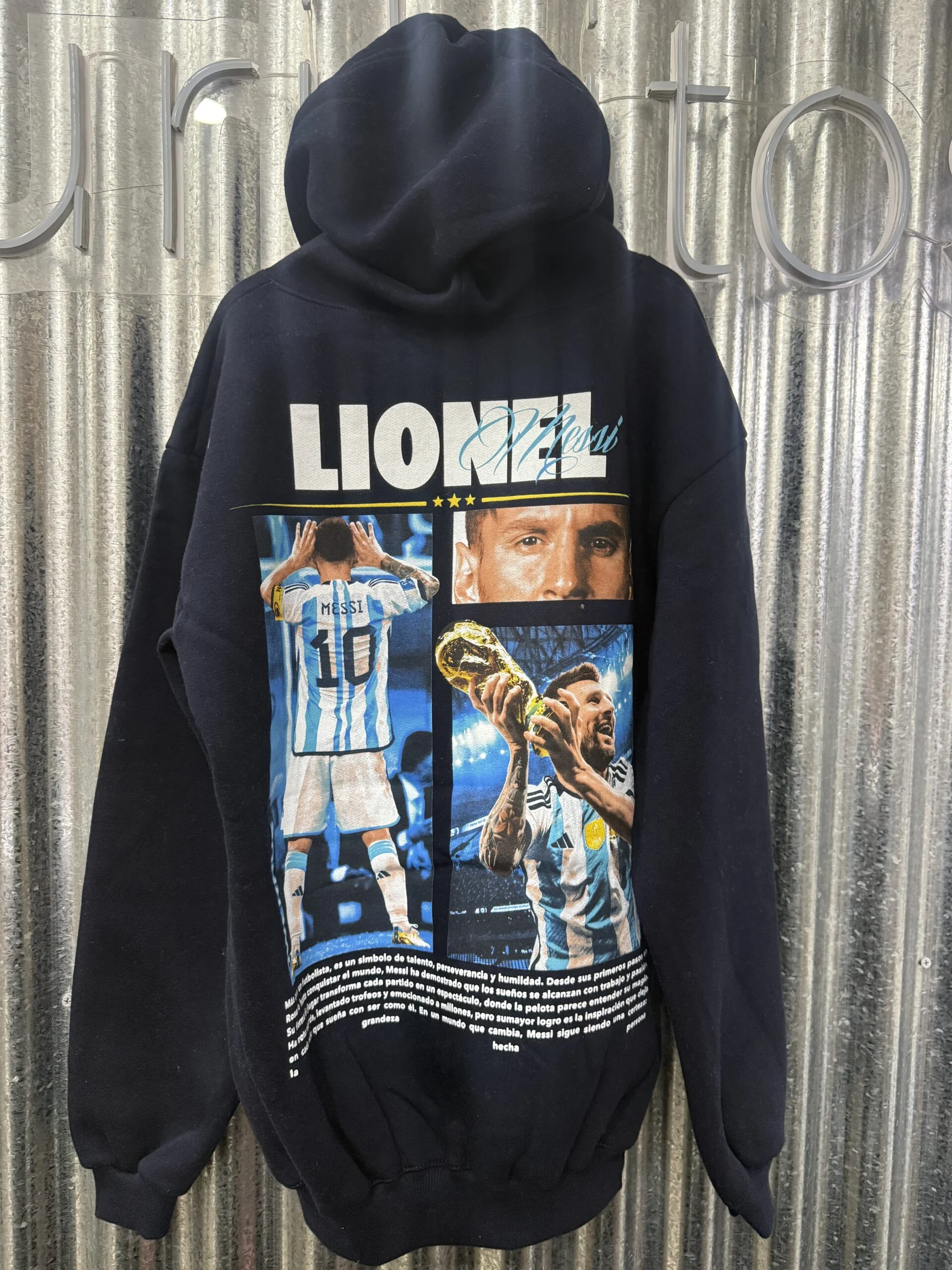 BUZO LIONEL AZUL MARINO