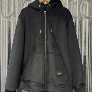 CAMPERA CORDEROY NEGRA  ( polar en el interior )