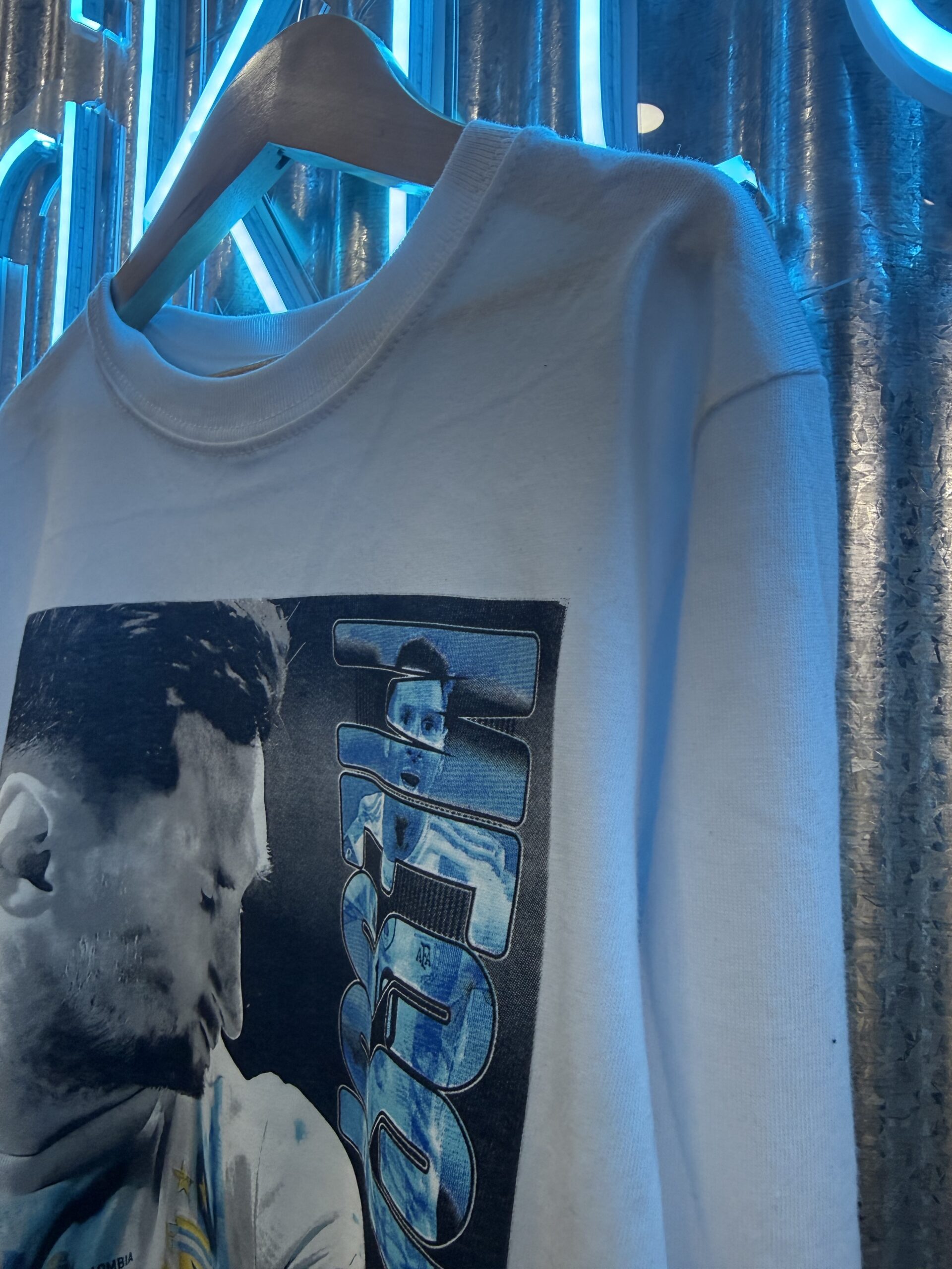 REMERA MESSI CARA BLANCA - Imagen 2