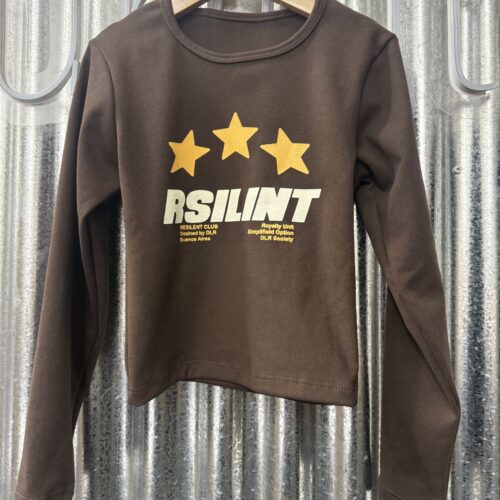 REMERA 3 ESTRELLAS DARLON CHOCO ( tipo bucito )