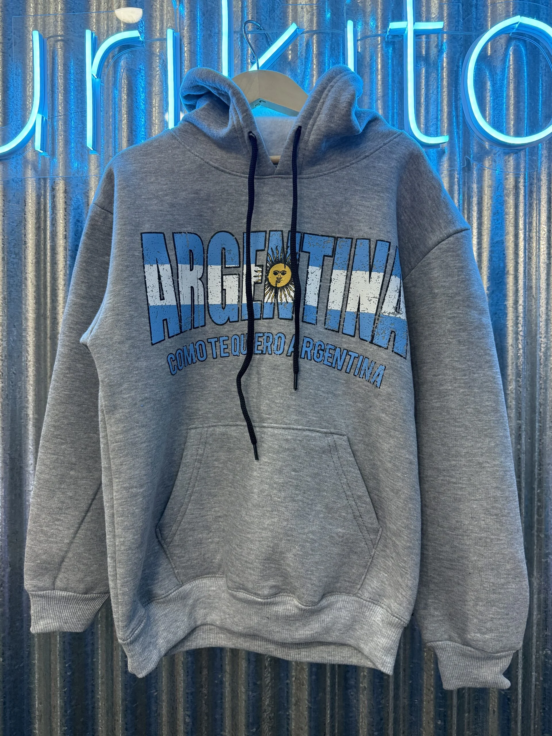 BUZO GRIS UNISEX ARGEN