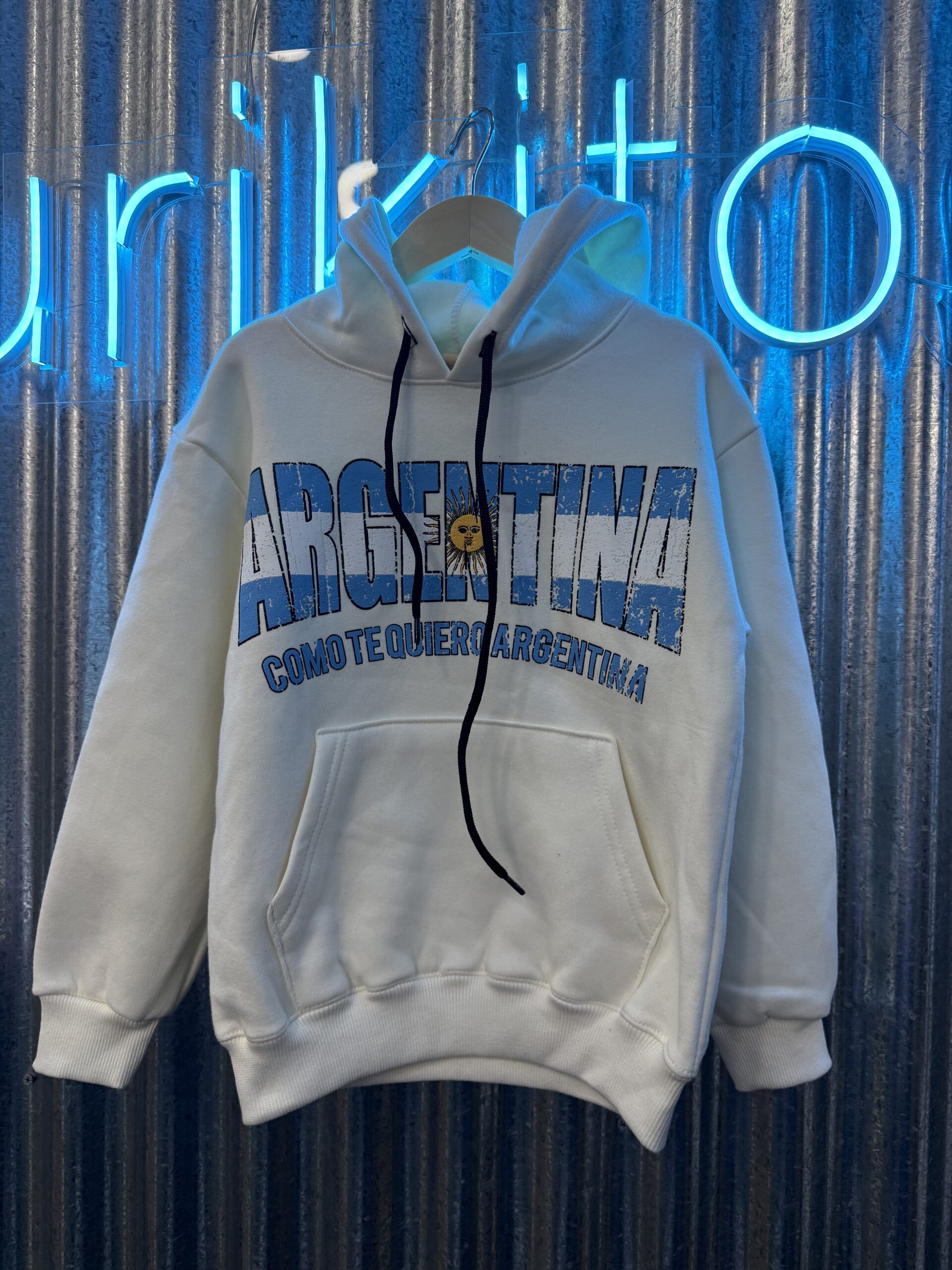 BUZO BLANCO ARGEN UNISEX