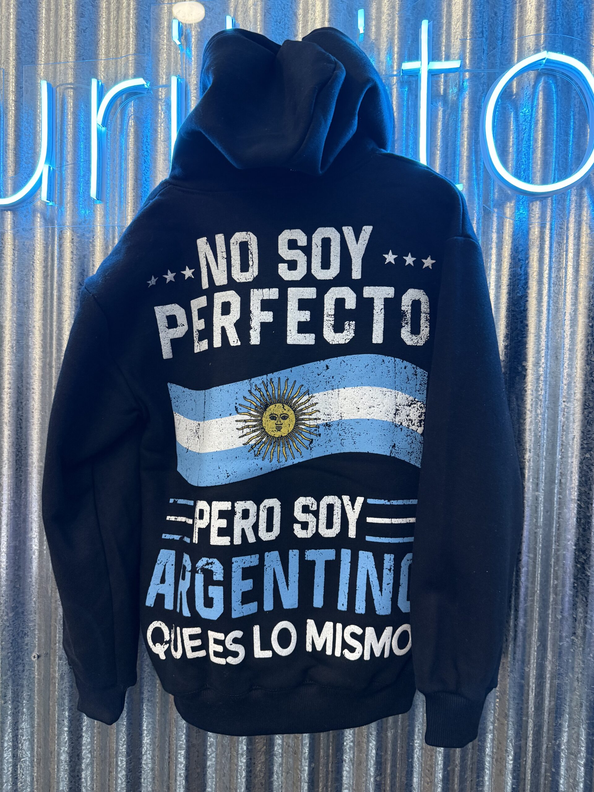 BUZO NEGRO ARGEN UNISEX - Imagen 2