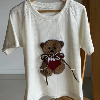 REMERA BEAR NATURAL