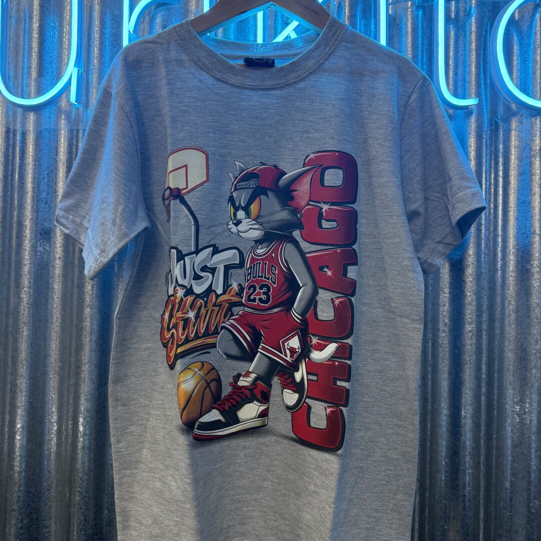 REMERA CHICAGO GRIS