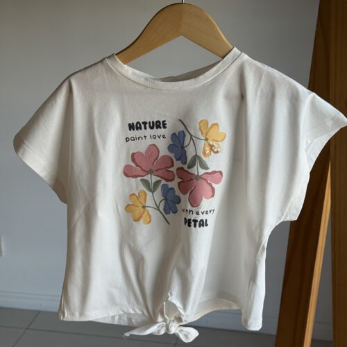 REMERA NATURE BLANCA . LINEA IMPORTADA