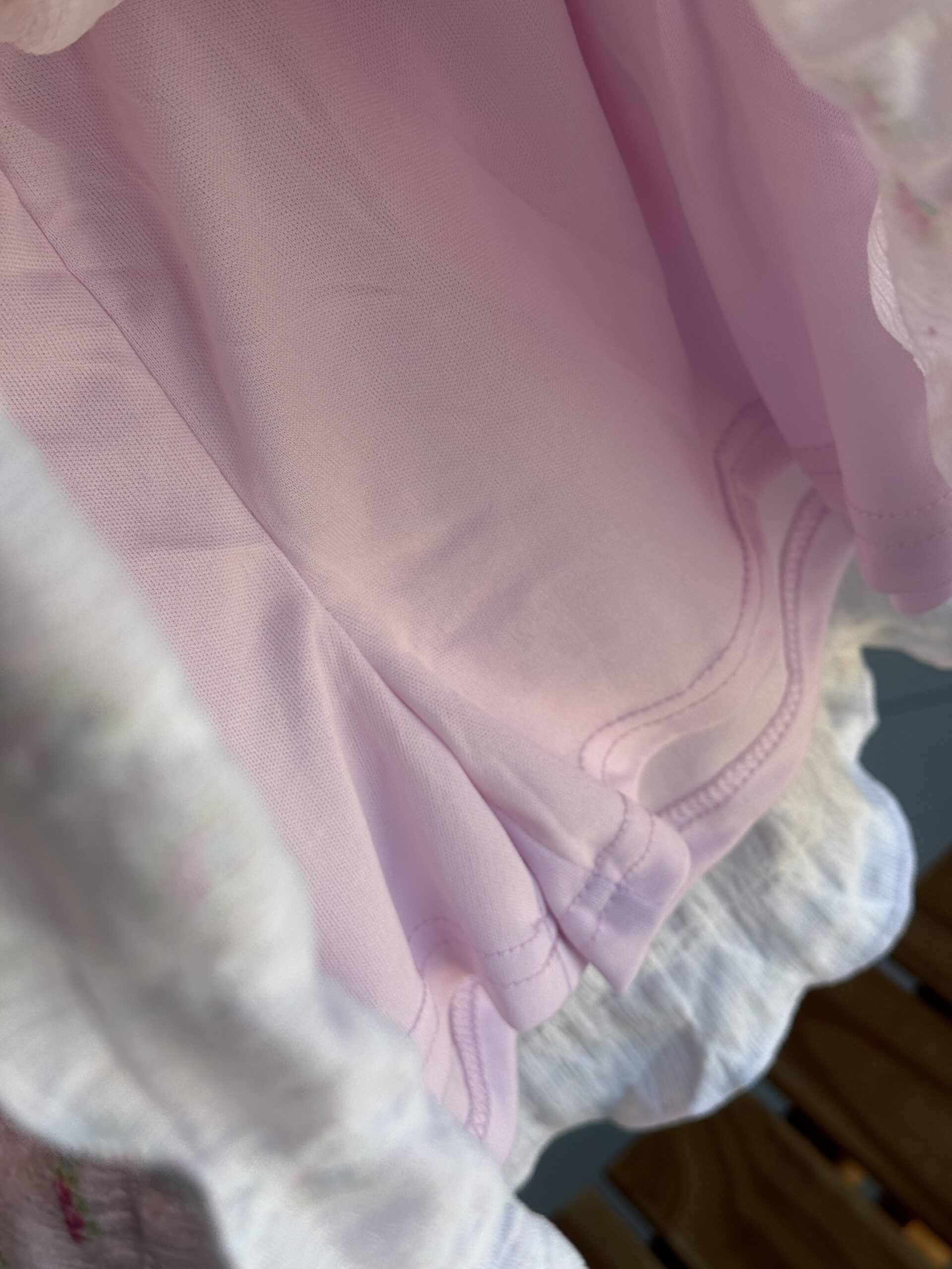 POLLERA FLOREADA ROSA  (con short). LINEA IMPORTADA - Imagen 3