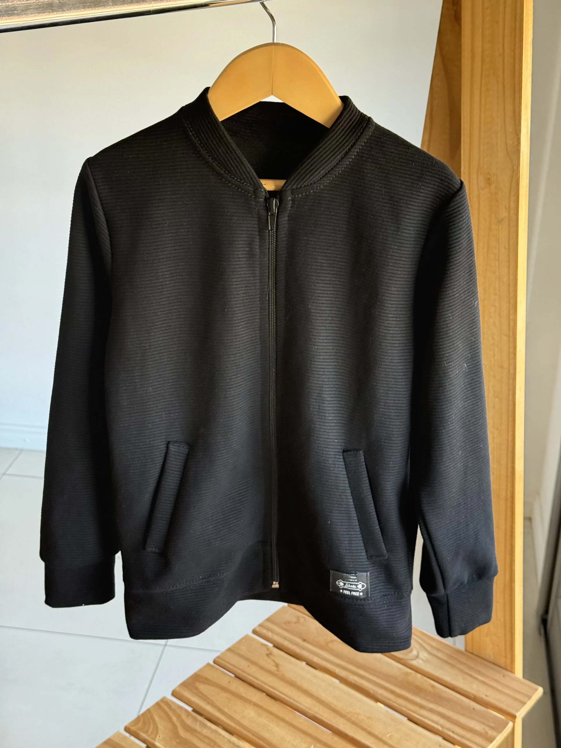 CAMPERA ALGODÓN OTOMAN NEGRA