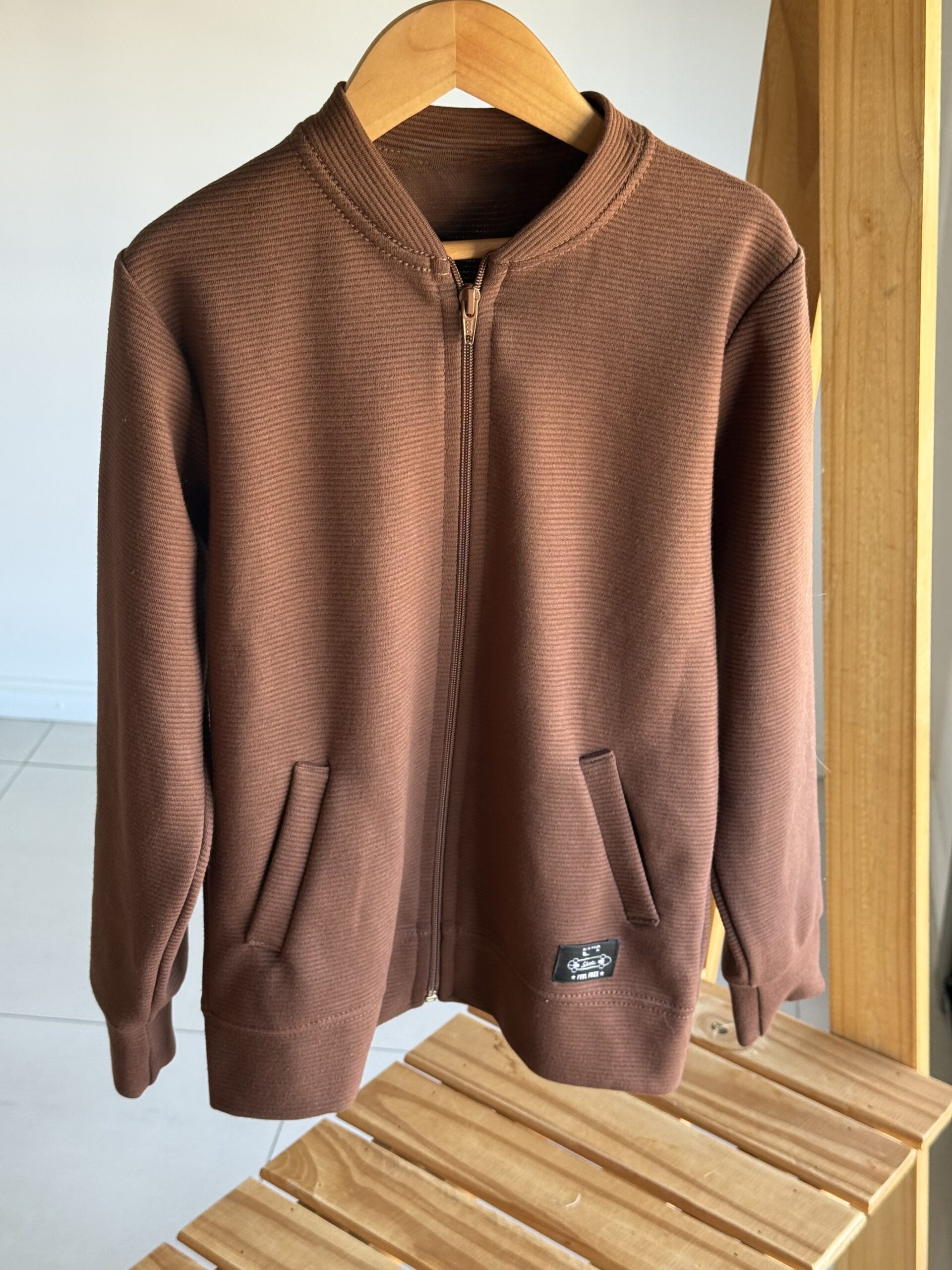 CAMPERA ALGODÓN OTOMAN CHOCOLATE